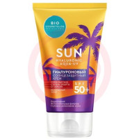 Био косметолог сан гиалурон аква крем для тела 150мл с/защит spf-50. Фото