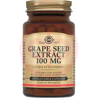 Солгар виноградные косточки капсулы №30 экстракт. Фото