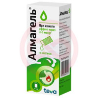 Алмагель суспензия для приема внутрь 10мл №10. Фото