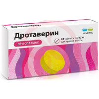 Дротаверин реневал таблетки 40мг №28. Фото