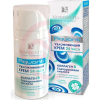 Новосвит акуанти крем 50мл увлажн 24 часа коллаген + гиалурон кислота. Фото