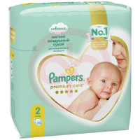 Памперс премиум кэа подгузники для детей №20 размер 2 4-8кг. Фото