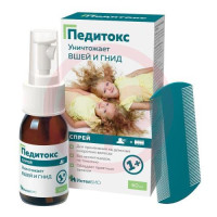 Педитокс ср-во педикулезное 60мл спрей. Фото