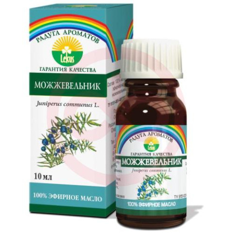 Лекус радуга ароматов масло эфирное 10мл можжевельник