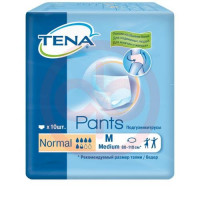 Тена пантс подгузники-трусы для взрослых №10 нормал р.m 80-110см. Фото
