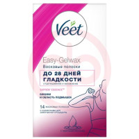 Вит восковые полоски №14 д/чув участков тела c технологией easy gel-wax с аром барх розы и эф мас. Фото