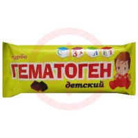 Гематоген детский плитка 30/35г турбо малыш 3 + . Фото