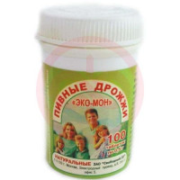 Пивные дрожжи эко-мон натур. №100 таб.. Фото