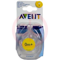 Авент анти-колик соска силиконовая №2 д/новорож.соска медлен. поток 0мес +  /арт. scf631/27/. Фото