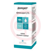 Данцил капли глазные и ушные 0.3% 5мл. Фото