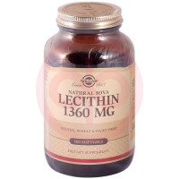 Солгар лецитин капсулы 1360мг №100 соевый натуральный. Фото