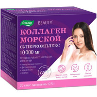 Эвалар коллаген морской суперкомплекс порошок 10000мг 12,5г №20. Фото