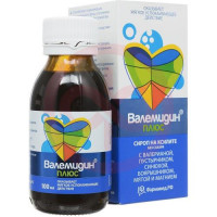 Валемидин плюс сироп без сахара 100мл. Фото