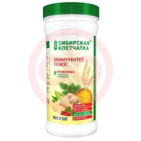 Сибирская клетчатка порошок 300г иммунитет плюс с имбирес и хвоей. Фото