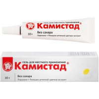 Камистад гель для местного применения 20 мг/г + 185 мг/г 10г. Фото
