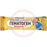 Витатека гематоген плитка 40г витамин с. Фото