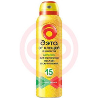 Дэта аэрозоль-репеллент 150мл от клещей и комаров на одежду. Фото