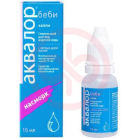 Аквалор беби капли назальные 15мл. Фото