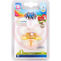 Канпол спейс пустышка латексная круглая 0-6мес /арт 23/221/ желтая. Фото