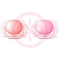 Авент ультра софт пустышка силиконовая №2 6-18мес д/девоч. /арт. scf213/22/. Фото