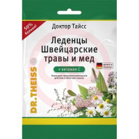 Доктор тайсс леденцы 75г швейцар травы + мед + вит с. Фото
