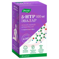 Эвалар 5-гидрокситриптофан (5-htp) капсулы 100мг 250мг №60. Фото