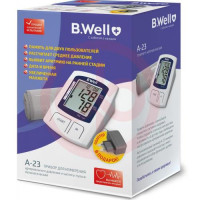 Би велл а-23 тонометр автомат на плечо манжета 22-36см с адаптером. Фото