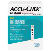 Акку-чек инстант тест-полоски №50. Фото
