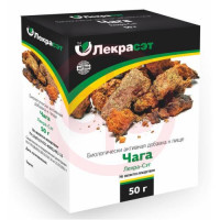 Чага березовый гриб 50г. чайн. напиток бад /лекра-сэт/. Фото