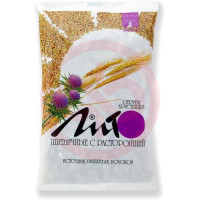 Лито отруби хрустящие 200г пшеничные расторопша + кальций. Фото