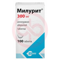 Милурит таблетки 300мг №100. Фото