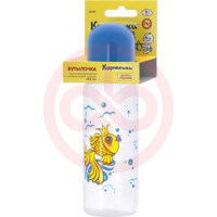 Курносики бутылочка с силиконовой соской 250мл золотая рыбка 0мес +  /арт.11141/. Фото