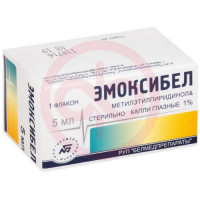 Эмсибел капли глазные 1% 5мл №1 в комплекте с крышкой-капельницей. Фото