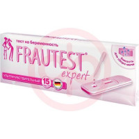 Фраутест эксперт тест для определения беременности (кассета + пипетка). Фото