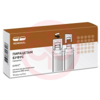 Пирацетам буфус раствор для внутривенного введения 200мг/мл 5мл №10. Фото