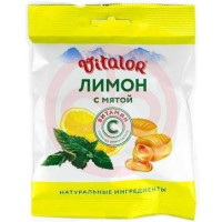 Виталор леденц.карамель лимон + мята с 60г.. Фото