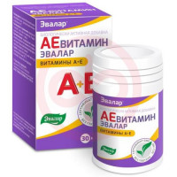 Эвалар аевитамин капсулы 300мг №30 витамины а + е бад. Фото