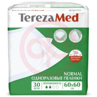 Терезамед пеленки одноразовые впитывающие №30 нормал 60х60см. Фото