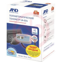 Эй энд ди тонометр полуавтомат ua-604 стандарт. манжета 22-32см. Фото