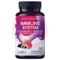 Ливс пастилки жевательные №90 комплекс иммун с бузиной прополисом и эхинацеей. Фото