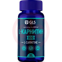 Джи эл эс l-карнитин 800 капсулы 400мг №60. Фото