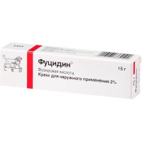 Фуцидин крем для наружного применения 2% 15г. Фото