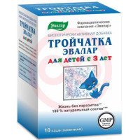 Эвалар тройчатка пакетики-саше 3.6г №10 д/детей 3 + . Фото