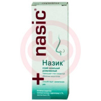 Назик спрей назальный 0.1мг + 5мг/доза 10мл в комплек. с дозатором-распылителем. Фото