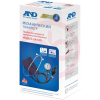 Эй энд ди тонометр ua 100 механич. встроен. стетоскоп + стандарт. манжета 22-32см. Фото