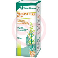 Чемеричная вода раствор для наружного применения 100мл. Фото