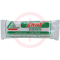 Навтекс бинт медицинский марлевый не стерильный 5мх10см. Фото
