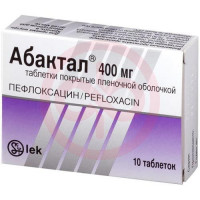 Абактал таблетки покрытые пленочной оболочкой 400мг №10. Фото