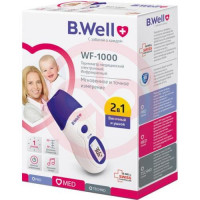 Би велл термометр инфракрасный бесконтактный wf-1000 2в1 лобный + ушной. Фото