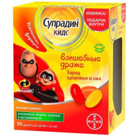 Супрадин кидс волшебные драже №90 заряд сил. Фото